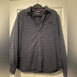 Criminal Men's Checkered Shirt Navy